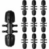 OSQI Connecteur De Tuyau D'irrigation De Jardin, Raccords En T Barbelés Irrigation Goutte à Goutte Pour Tube D'irrigation De 1/2" à 1/4" Accessoires D'arrosage à 6 Voies, Noir -Promos Raccord d'arrosage Magasin 65504293 1
