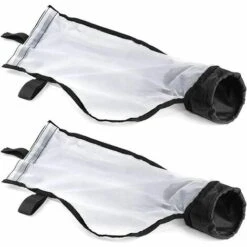 OSQI Lot De 2 Sacs De Nettoyage De Piscine En Maille De Nylon Avec Fermeture éclair Tout Usage, Pièces De Rechange Pour Nettoyeur De Piscine Polaris 360 380