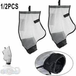 OSQI Lot De 2 Sacs De Nettoyage De Piscine En Maille De Nylon Avec Fermeture éclair Tout Usage, Pièces De Rechange Pour Nettoyeur De Piscine Polaris 360 380 -Promos Raccord d'arrosage Magasin 65504326 4