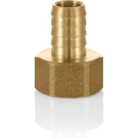 OSQI Connecteur De Queue De Tuyau En Laiton Massif Barbelé à Filetage Femelle BSP. Adaptateurs De Tuyau D'étang/piscine/tuyau D'arrosage 14 Mm à Filetage BSP 1/2" 3 OSQI Connecteur De Queue De Tuyau En Laiton Massif Barbelé à Filetage Femelle BSP. Adaptateurs De Tuyau D'étang/piscine/tuyau D'arrosage 14 Mm à Filetage BSP 1/2"