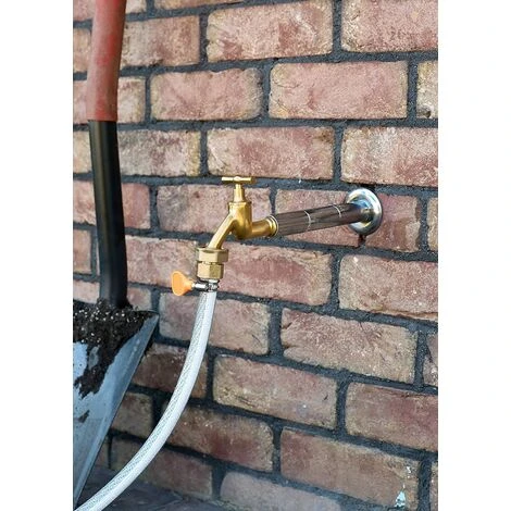 OSQI Connecteur De Queue De Tuyau En Laiton Massif Barbelé à Filetage Femelle BSP. Adaptateurs De Tuyau D'étang/piscine/tuyau D'arrosage 14 Mm à Filetage BSP 1/2" 6 OSQI Connecteur De Queue De Tuyau En Laiton Massif Barbelé à Filetage Femelle BSP. Adaptateurs De Tuyau D'étang/piscine/tuyau D'arrosage 14 Mm à Filetage BSP 1/2" – Image 4