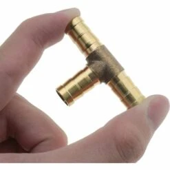 TINOR Tuyau En Laiton En Forme De T Barbe Raccord De Connecteur à 3 Voies Pour Carburant Air Eau Huile 6mm 8mm 10mm 12mm 11 TINOR Tuyau En Laiton En Forme De T Barbe Raccord De Connecteur à 3 Voies Pour Carburant Air Eau Huile 6mm 8mm 10mm 12mm -Promos Raccord d'arrosage Magasin 65723891 5