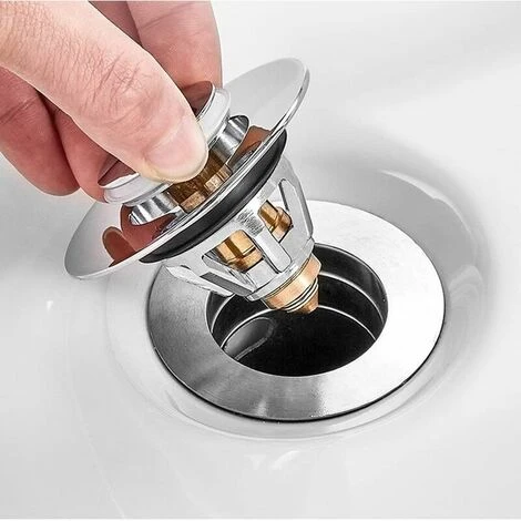 MERéTéET Noyau De Rebond De Type Poussoir,Bouchon De Vidange D'évier Escamotable Bouchon Baignoire Bouchon Baignoire Vidange D'évier Bouchon Lavabo Pour Cuisine Et Salle De Bain 34-39mm 6 MERéTéET Noyau De Rebond De Type Poussoir,Bouchon De Vidange D'évier Escamotable Bouchon Baignoire Bouchon Baignoire Vidange D'évier Bouchon Lavabo Pour Cuisine Et Salle De Bain 34-39mm – Image 4