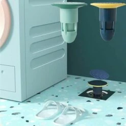 MERéTéET Drain De Douche Anti Odeur, 2 Pièces Siphon De Sol Anti-Blocage, Épais Drain De Douche Carré Anti-Odeur, Pour Tuyaux D'évacuation, Pots D'échappement, Balcon De Toit, Pour Salle De Bain Jardin -Promos Raccord d'arrosage Magasin 65789212 5