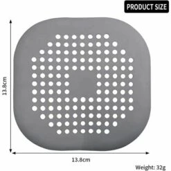 MERéTéET Lot De 4 Filtre Evier Cuisine,Protections De Vidange En Silicone,Filtre Drain De Douche Avec Ventouse,pour Évier De Douche,Douche,Baignoire(Blanc Et Gris) -Promos Raccord d'arrosage Magasin 65789608 5