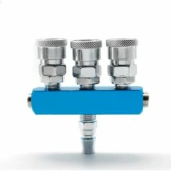 Cisea Connecteur Rapide à 3, Blue Raccord De Collecteur En Alliage Voies D'aluminium, Séparateur De Compresseur D'air De Type C, Convient Aux Pompes à Air, Cylindres Et Compresseurs -Promos Raccord d'arrosage Magasin 65843322 4