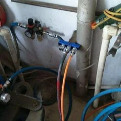 Cisea Connecteur Rapide à 3, Blue Raccord De Collecteur En Alliage Voies D'aluminium, Séparateur De Compresseur D'air De Type C, Convient Aux Pompes à Air, Cylindres Et Compresseurs -Promos Raccord d'arrosage Magasin 65843322 5