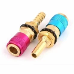 KAEJYIUT Raccords De Connecteur - 2 Pièces Adaptateur De Gaz Refroidi à L'eau Raccords De Connecteur Rapide Pour TIG -Promos Raccord d'arrosage Magasin 65853144 4