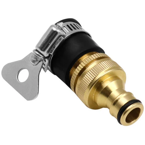 DONTODENT Connecteur De Robinet Mélangeur Rond Raccord Standard Réglable Connecteur De Mamelon De Robinet 4 à 6 Points Connecteur De Type Mamelon Plaqué Cuivre Tuyau De Pistolet à Eau De Lavage De Voiture Connexion Rapide, Connexion Sans Fuite Durable Et Antirouill 4 DONTODENT Connecteur De Robinet Mélangeur Rond Raccord Standard Réglable Connecteur De Mamelon De Robinet 4 à 6 Points Connecteur De Type Mamelon Plaqué Cuivre Tuyau De Pistolet à Eau De Lavage De Voiture Connexion Rapide, Connexion Sans Fuite Durable Et Antirouill – Image 2