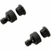DONTODENT Better-3/4 '' Et 1/2 '' 2in1 Tuyau Robinet Nez Fileté Débit Robinet Connecteur Fileté Robinet Adaptateur 2 Pack, Noir -Promos Raccord d'arrosage Magasin 65901236 1