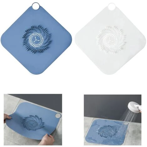 ENJOY Couvercle De Vidange Douche, 2 Pièces Filtre à Cheveux En Silicone Grand Drain En Maille Avec Poignée, Pour Salle De Bain Douche évier Filtre Attrape Cheveux Pour Salle De Bain Et Toilettes 3 ENJOY Couvercle De Vidange Douche, 2 Pièces Filtre à Cheveux En Silicone Grand Drain En Maille Avec Poignée, Pour Salle De Bain Douche évier Filtre Attrape Cheveux Pour Salle De Bain Et Toilettes