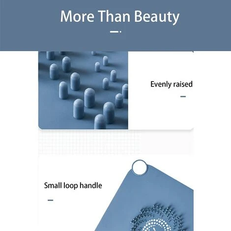 ENJOY Couvercle De Vidange Douche, 2 Pièces Filtre à Cheveux En Silicone Grand Drain En Maille Avec Poignée, Pour Salle De Bain Douche évier Filtre Attrape Cheveux Pour Salle De Bain Et Toilettes 5 ENJOY Couvercle De Vidange Douche, 2 Pièces Filtre à Cheveux En Silicone Grand Drain En Maille Avec Poignée, Pour Salle De Bain Douche évier Filtre Attrape Cheveux Pour Salle De Bain Et Toilettes – Image 3