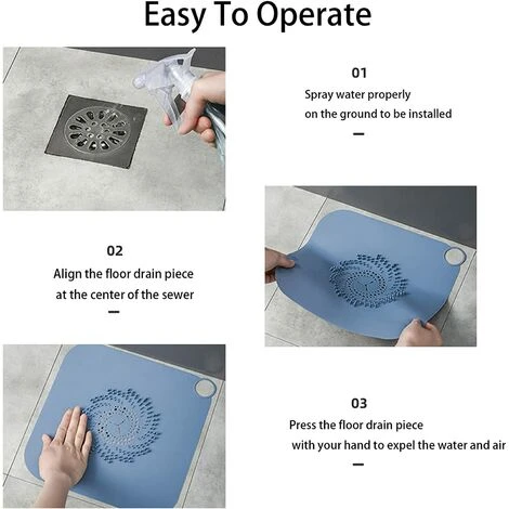 ENJOY Couvercle De Vidange Douche, 2 Pièces Filtre à Cheveux En Silicone Grand Drain En Maille Avec Poignée, Pour Salle De Bain Douche évier Filtre Attrape Cheveux Pour Salle De Bain Et Toilettes 6 ENJOY Couvercle De Vidange Douche, 2 Pièces Filtre à Cheveux En Silicone Grand Drain En Maille Avec Poignée, Pour Salle De Bain Douche évier Filtre Attrape Cheveux Pour Salle De Bain Et Toilettes – Image 4