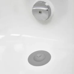 ENJOY Flex Drain Stop. Bonde De Baignoire Et Douche, Avec Fonction Attrape-cheveux, Coloris Gris. -Promos Raccord d'arrosage Magasin 66085494 2