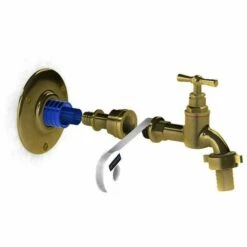 ANQUIER Applique Robinet/jardin Laiton PER à Glissement Femelle Ø16-1/2"