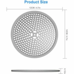 Lot De 2 Filtre Pour Bonde De Douche Filtre De Vidange à Bouchon D'égout Filtre Cheveux Drain De Douche En Acier Inoxydable De 12 Cm Pour Salle De Bain Cuisine Et WC,ladacèe -Promos Raccord d'arrosage Magasin 66574898 3