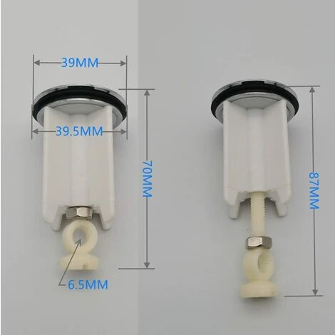 OCXIN Bouchon D'évier Salle De Bain 40mm Pop Up Plug Bouchon De Vidange Hauteur Réglable Pour Salle De Bain Maison éviers Bidets 4 OCXIN Bouchon D'évier Salle De Bain 40mm Pop Up Plug Bouchon De Vidange Hauteur Réglable Pour Salle De Bain Maison éviers Bidets – Image 2