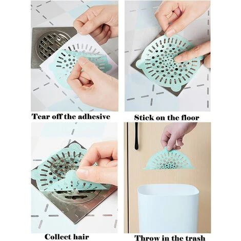 ENJOY 40 Pièces Filtre Cheveux Douche Attrape Cheveux Douche Filtre Evier Filtre De Drain De Sol Filtre D'Évier De Baignoire Filtre D'égout Crépine Filtre Protecteur De Drain Pour Salle De Bain Et Cuisine 4 ENJOY 40 Pièces Filtre Cheveux Douche Attrape Cheveux Douche Filtre Evier Filtre De Drain De Sol Filtre D'Évier De Baignoire Filtre D'égout Crépine Filtre Protecteur De Drain Pour Salle De Bain Et Cuisine – Image 2